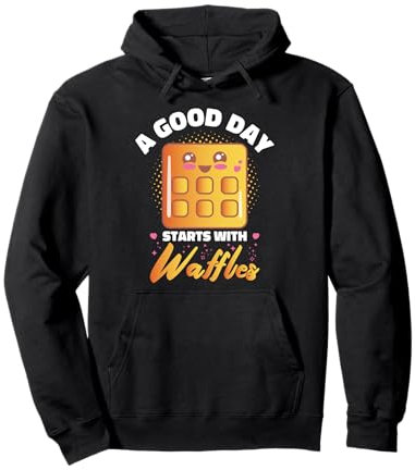 Cute Waffles Apparel For Boys And Girls Waffle Maker Pullover Hoodie