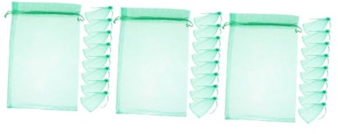 Toyvian 3 Ensembles Filet Anti-Oiseaux Et Mouches pour Arbres Fruitiers Filets pour Arbres Fruitiers en Filet pour Fruits À Fruits Filets pour Légumes Vert 50 pièces * 3