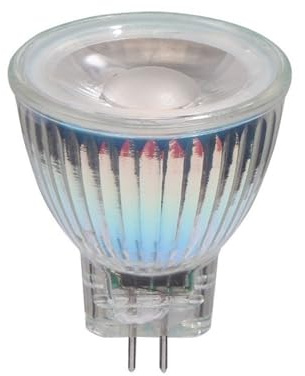 Luopan Indoor Lighting, Pack of 20, LED COB Spotlight MR11 GU4 3W AC/DC12V Dimming 35mm Diameter Led Lamp Light Source(Cold White)
