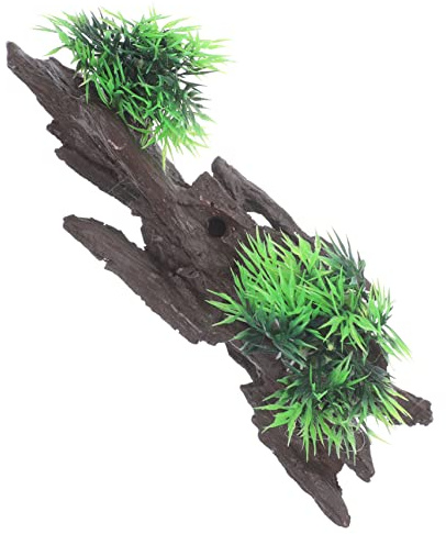 Hemobllo Décoration Aquarium Résine Cachette Poissons Abri Décoratif pour Aquarium Eau Douce Ornement Durable Résine pour Style Artistique et Créatif pour Maison