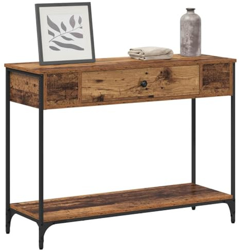 vidaXL Konsolentisch Altholz 100 x 34,5 x 75 cm Holzwerkstoff
