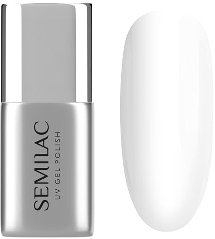 Semilac UV Nagellack Base Pure&Clean 7 ml – Selbstnivellierende Hybrid-Base für empfindliche Nägel