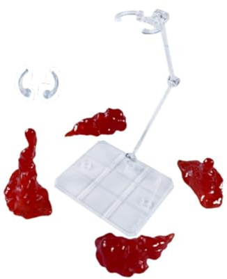 Folpus Modelli Effetto Fumo espositore Fai da Te Pezzi Effetto Fumo Leggeri e realistici Accessori per Tavolo da Camera da Letto, Rosso