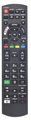 ATOMUSERLY 1 Control Remoto for TV Viera LCD 3D