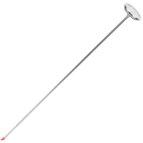 Homoyoyo Gartenthermometer aus Rostfreiem Stahl 50cm Kompostthermometer mit Physikalischer Induktion zur Temperatur und Feuchtigkeitsmessung im Garten und Pflanzbereich