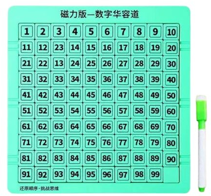 Números, De Aprendizaje De Matemáticas, 25.5x24.8x1cm, Tablero De Cien Matemáticas De Madera, Tablero De Juego De Conteo, Herramienta De Desarrollo De Habilidades Mú