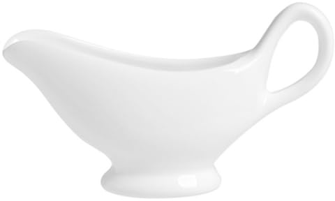 JEWEDECO Salsera de Cerámica Pequeña 70 Ml para Salsa, Dispensador de Crema y Café, Jarra para Aderezos y Salsas, Adecuado para Cocina, Restaurante y Buffet