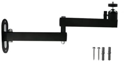 PADGCNOR Projektorduk takfäste projektorhållare av metall, vägghållare, stativ med flera justeringar, vikbar, för kameror och små projektorer (arm 35 cm)