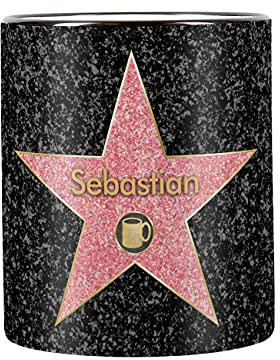 Herz & Heim® Kaffee Becher - Walk of Fame - mit Ihrem gewünschten Namen