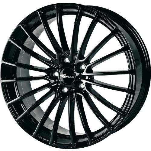 Brock B24 schwarz lackiert 8x18 ET48 5.00x114.00 Hub Hole 72.60 mm - Alu felgen