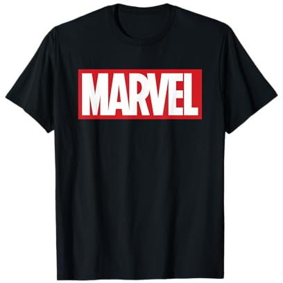 Marvel Klassisches Fettdruck Logo Grafik T-Shirt T-Shirt