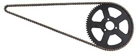 25H 68T 68 Tooth Rear Sprocket + Chain fit for 49CC Mini Small Sports Car Pocket Bike 2 Stroke Off-Road Motorcycle Pinion Chain Drive Gear