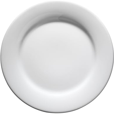 METRO Professional Plato Llano Caterer, Ø 27 cm, Blanco, 6 Unidades