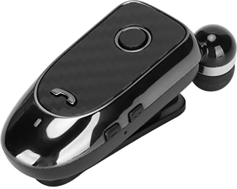 PUSOKEI Oreillette Bluetooth V5.0, Oreillette sans Fil Mains Libres Antibruit avec Microphone pour Voiture, Oreillette de Conduite 108 H en Veille pour Affaires/Bureau/Conduite