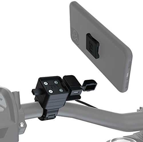 Oxford CLIQR - Cargador de teléfono USB Tipo C para Manillar de Motocicleta