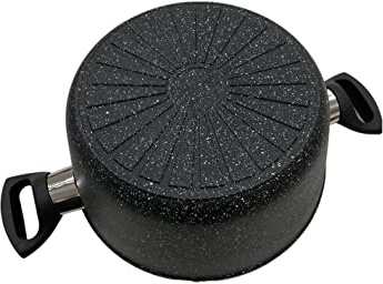 BALLARINI Vipiteno pentola casseruola 2 manici 24 cm antiaderente nero