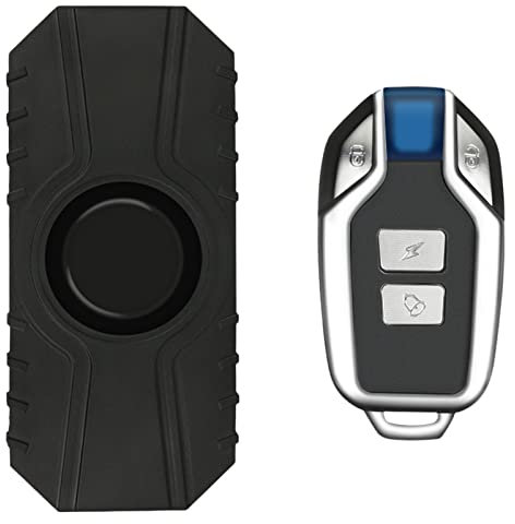 Alarme Antivol De Sécurité Moto/Vélo sans F avec Télécommande, Moto 150 DB avec Télécomman, Capteur Mouvement Vibration avec Télécomman, Alarme Étanche IP55 Et Super Puissante 150 DB