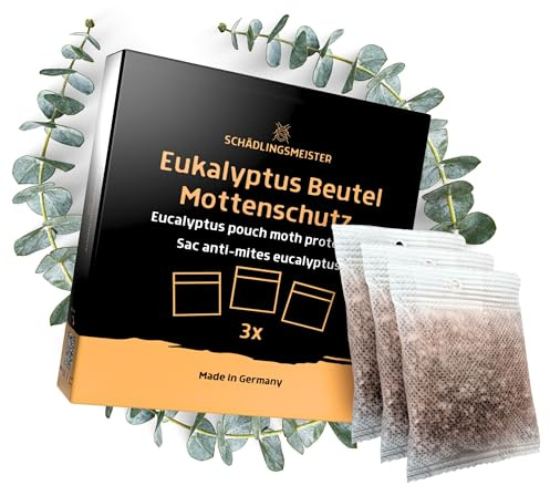 Panteer SCHÄDLINGSMEISTER ® - Bolsa Protectora antipolillas de eucalipto de limón