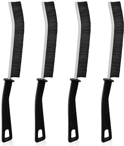 Cepillo Limpieza - Pack 4 Multifunción para Hogar, Ducha y Juntas - Cepillos Limpieza Hogar con Cerdas Duras, Ideal para Baño, Cocina y Superficies Difíciles - Cepillo Juntas Difíciles