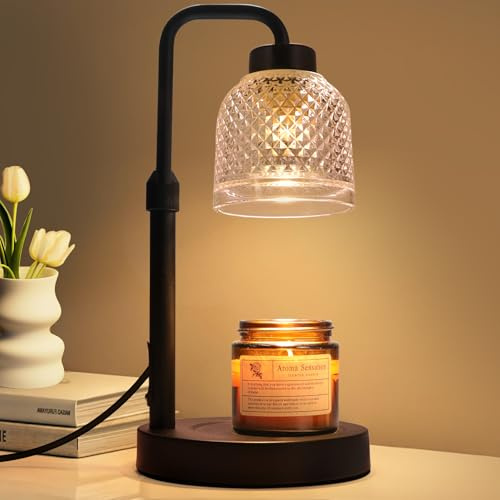 Yohonk Candle Warmer Lamp with Timer Dimmable, Birthday Gifts for Women Mom, House Warming Gifts New Home Decor, Wax Melt Warmer for Jar Candles