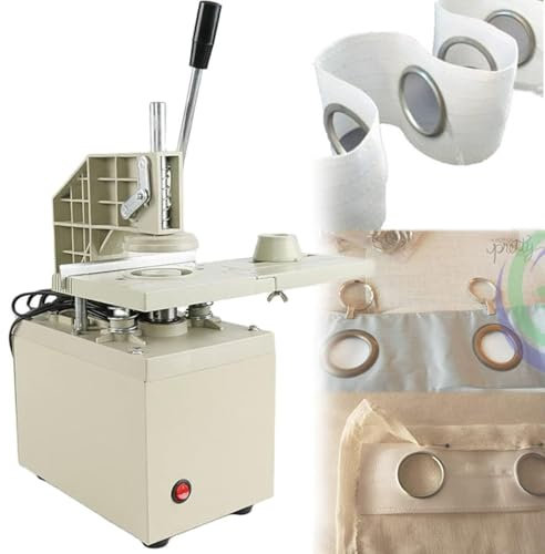 GYQSSD 300W Ösenstanzmaschine für Vorhänge, Ösenloch, automatischer Vorhanglochstanzer, Stanzwerkzeug zum Herstellen von Ringen für den privaten und gewerblichen Gebrauch
