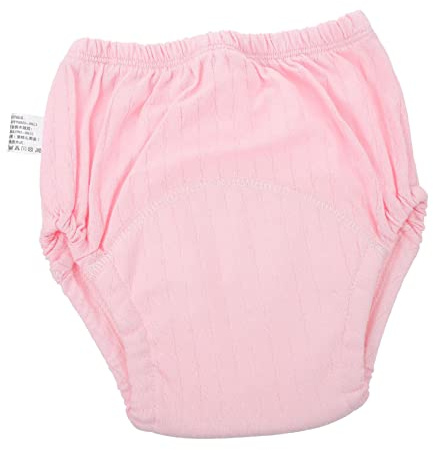 Mutandine Spannolinamento Ragazzo Ragazza in Cotone Rosa 1 Pezzo | Vestibilità Confortevole, Lavabili, per Bebè e Newborn, Pantaloni Traspiranti per Uso Quotidiano