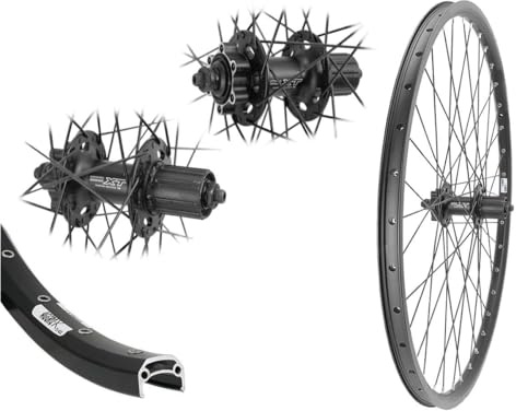 AGGRO-X 28 Zoll Alu Hinterrad 21-622 Laufrad XT Disk 6-Loch | Hohlkammer, MTB, Nabe M756, Kassette 8-10 fach, Scheibenbremse