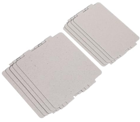 iplusmile Lot de 10 Plaques de Mica pour Micro-ondes, Résistance à Haute Température, Protection du Guide D’ondes, Pièces de Rechange Solide pour Four à Micro-ondes