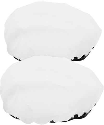 2 Housses de Lampe Rondes 7 Pouces en Tissu Blanc pour 7inch Lamps | Lot de 2, Diffusion et Réflexion Lumière, Installation Simple, Transport Facile