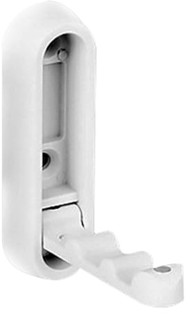 FSLLWGWG Klapphaken Wandhaken Faltbare Wandhalterung Klappbar Kleiderhaken Kopfhörer Halterung für Küche Bad Wand Büro Garderobe (Weiß)