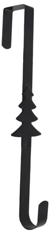 Peufcmi Kranzhaken, Metallischer Türhaken Für Weihnachtskränze, Robuster Halter Für Willkommensschilder Innen Und Außen Als Deko Für Jahreszeiten