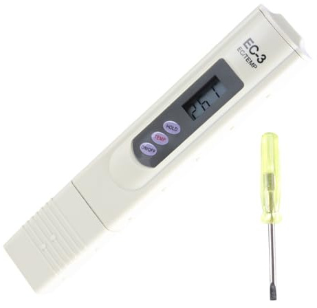 Misuratore digitale e misuratore di temperatura 1-9990µS tester di conducibilità elettrica portatile penna di prova