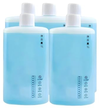 Solution De Nettoyage À Aspirateur Robot 5PCS 1L, Compatible Avec Roborock S8 Pro Ultra, S8 MaxV Ultra, Q Revo, S7 Max Ultra, Liquide De Nettoyage De Sol Concentré