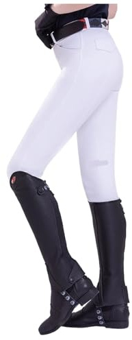 YGMNQAL Pantalones de caballo unisex silicona for montar a(White,28)