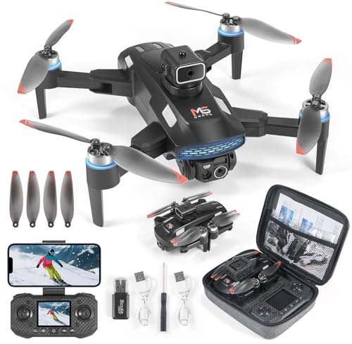 Drohne mit Kamera HD 4K,RC Faltbare FPV WiFi Live Ãœbertragung Drohne für Kinder Anfänger,2 Akku Lange Flugzeit,Headless Modus,Flugbahnflug,Hindernisvermeidung,One Key Start/Landen,Headless Modus