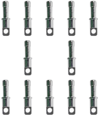 KIXZSAZ Zeltstangen Endkappen, Außengewinde, leichtes Aluminium, Ersatzteile, einfache Zeltstangenwartung, Ersatz Endkappen, Stangen Ersatzfüße