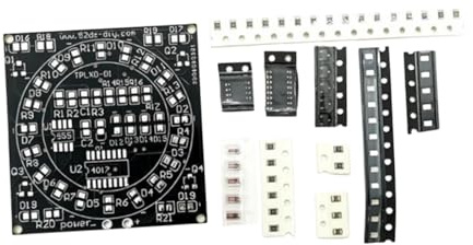 Gitohoni DIY Light SMD Elektronik Löten Praxis Kit mit Selbsterklärender Leiterplatte Trainingsboard Lötfähigkeiten Oberfläche Montage Übungsset für Ei, Style A