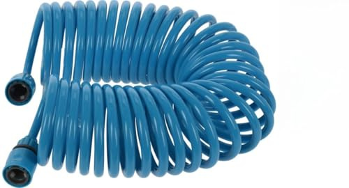 Bambelaa! Spiral-Gartenschlauch 10 m Flexibler Gartenschlauch Dehnbar Schlauch mit Anschlussset Gartenbewässerung Bewässerungsschlauch Schlauchset Spiralschlauch für Garten Balkon Terrasse
