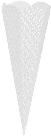 goldbuch 97856 Bastelschultüte 6-eckig, Rohling zum Selbsgestalten, Mit Steckverschluss zum Zusammenstecken, Schultüte 68 cm, Zuckertüte zur Einschulung, für Schulkinder & Berufsanfänger, Weiß