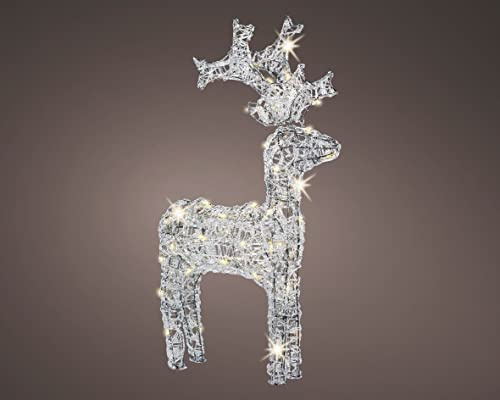 Kaemingk, Renna luminosa a LED in acrilico da esterni, altezza 90 cm