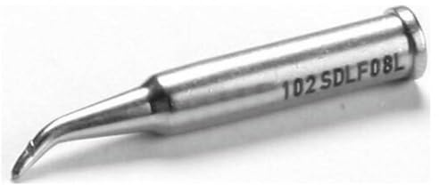 Ersa Ersadur 0102SDLF08L Long-Life Soldering Tip Extended Curved Pencil Tip 0.8 mm Diameter with Ersadur LF Coating