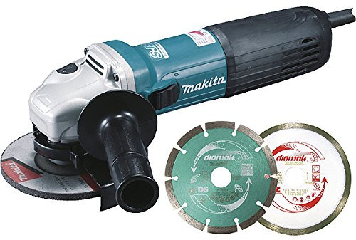 Makita Meuleuse ø 125 mm 1400 w ( kit d'accessoires) makita ga5040cjd