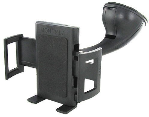 MONTOLA® Capto X1 Profi KFZ PKW Universal Halterung - Navigation Smartphone Stabil Halter Saugnapf Fenster Auto NAVI Handy