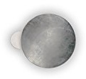 HouseholdBasics 25 x Selbstklebende Metallplättchen (verzinkter Stahl, Ø 11 mm, Höhe 0,3 mm)