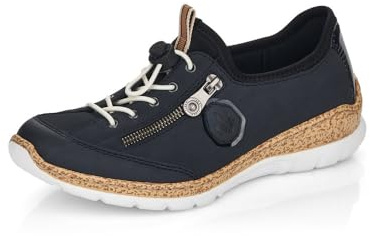 Rieker Riso Womens Lightweight Sports Shoes 8 UK Blue (Pazifik/Pazifik/Marine/Schwarz 14)