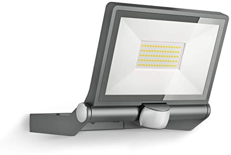 Steinel LED-strålkastare för utomhusbruk XLED ONE XL S antracit, 180° rörelsedetektor, 42,6 W, 4200 lm vid 3000K, aluminium, för uppfart, gård och trädgård, 065263