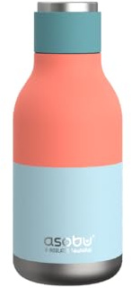 Urban Insulated and Double Walled Stainless Steel Bottle 16 Ounce by Asobu (Pastel Teal)