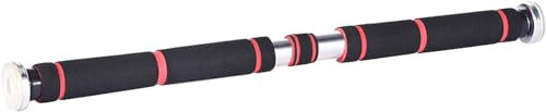 D.I.L Black green Black.Pull Up Bar Door Frame | Chin-Up Bar for Doorway with Extended Hand Grips - Trainer for Home Gym Exercise, 60-100 CM Adjustable Length. random colour