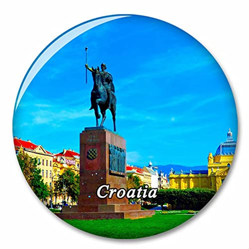 Kroatien Zagreb Kühlschrank Magnete Dekorative Magnet Flaschenöffner Tourist City Travel Souvenir Collection Geschenk Starker Kühlschrank Aufkleber
