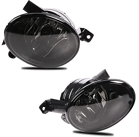 WISGOL Nebelscheinwerfer passt für VW Golf VI (5K1/AJ5) 08-13 Jetta 09-14 Golf VI Cabriolet 11-16 Up! 16-UP Tiguan 11-up Touran 10-15 Caddy 10-15 Eos 10-15 Seat Alhambra Ein Paar Rauch linse HB4/9006